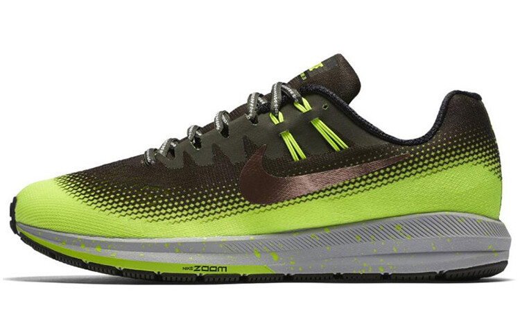 

Кроссовки Zoom Structure 20 мужские с низким верхом, черные/зеленые/серебристые Nike