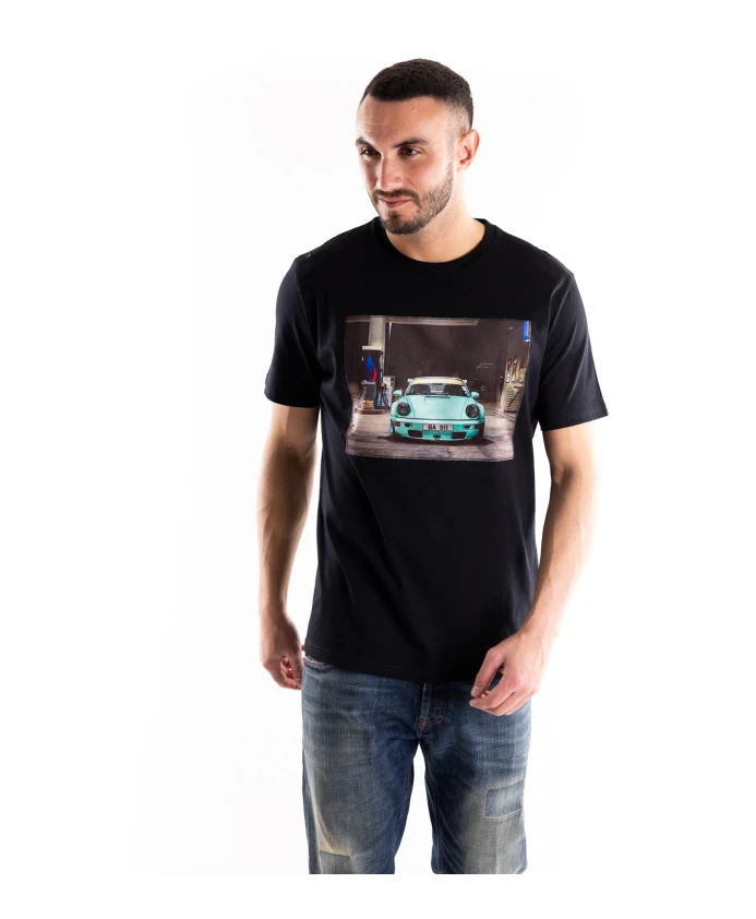 

Футболка с круглым вырезом и короткими рукавами Bastille, черный