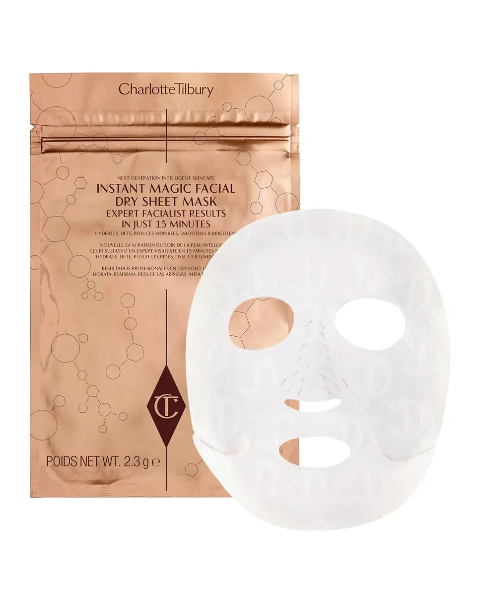 Тканевая маска Charlotte Tilbury — Мгновенная волшебная сухая одноразовая по всему миру