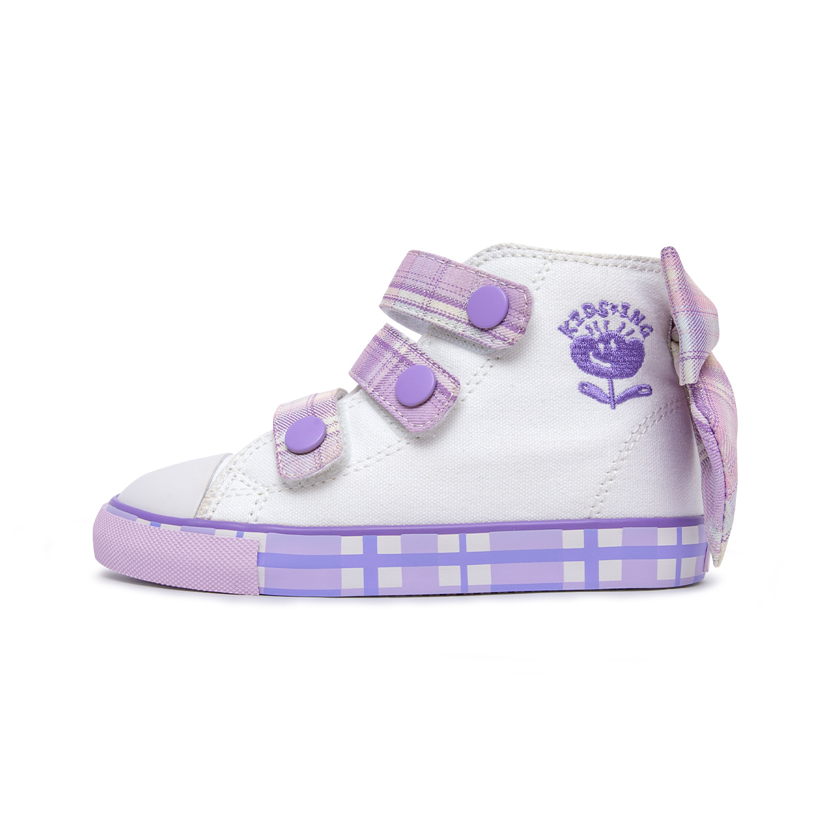 

KIDSING Кеды Slip Resistant Abrasion Resistant High top Purple Children Aged 3 7 Years Old