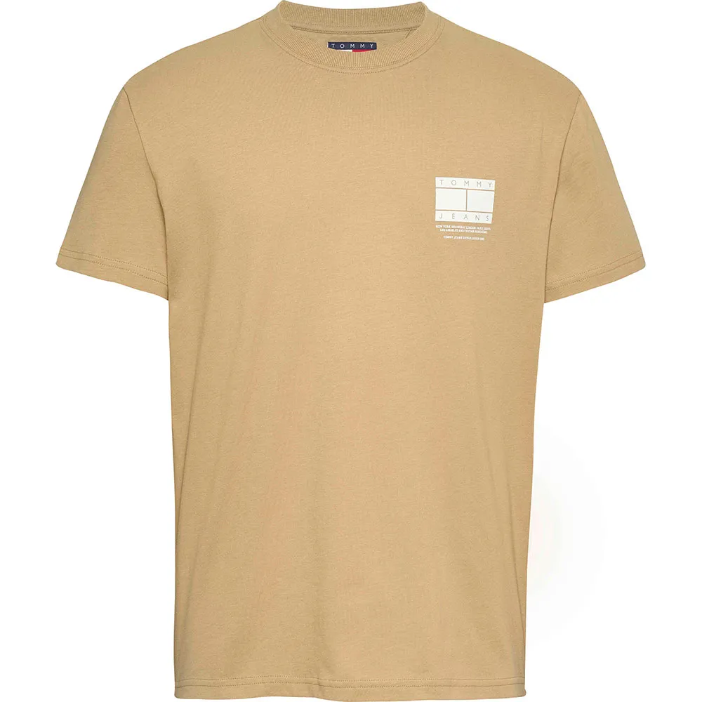 

Футболка с коротким рукавом Tommy Jeans DNA Graphic Regular Fit, бежевый