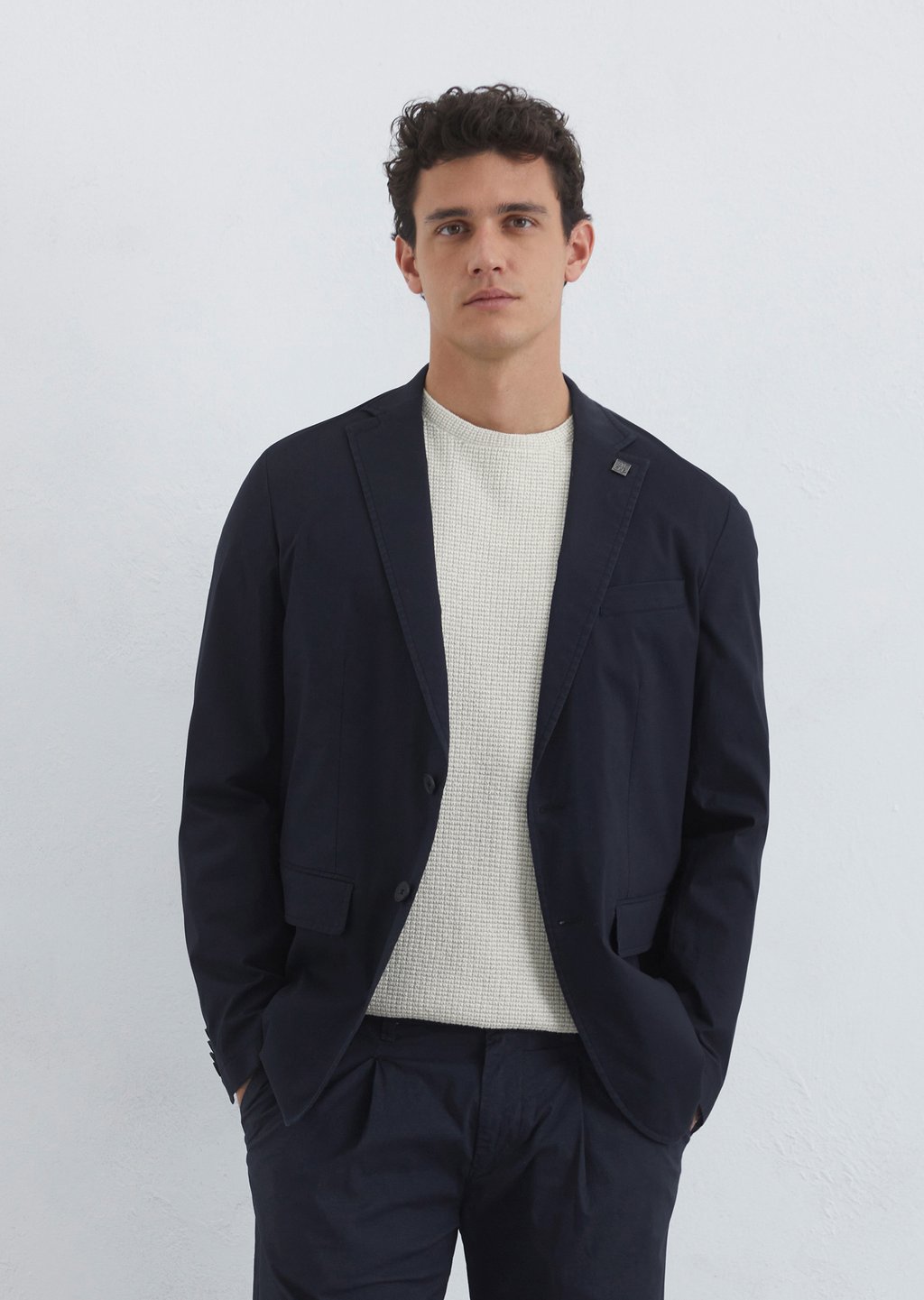 

Пиджак-блейзер SHAPED FIT NORMAL LAPEL Marc O'Polo, темно-синий