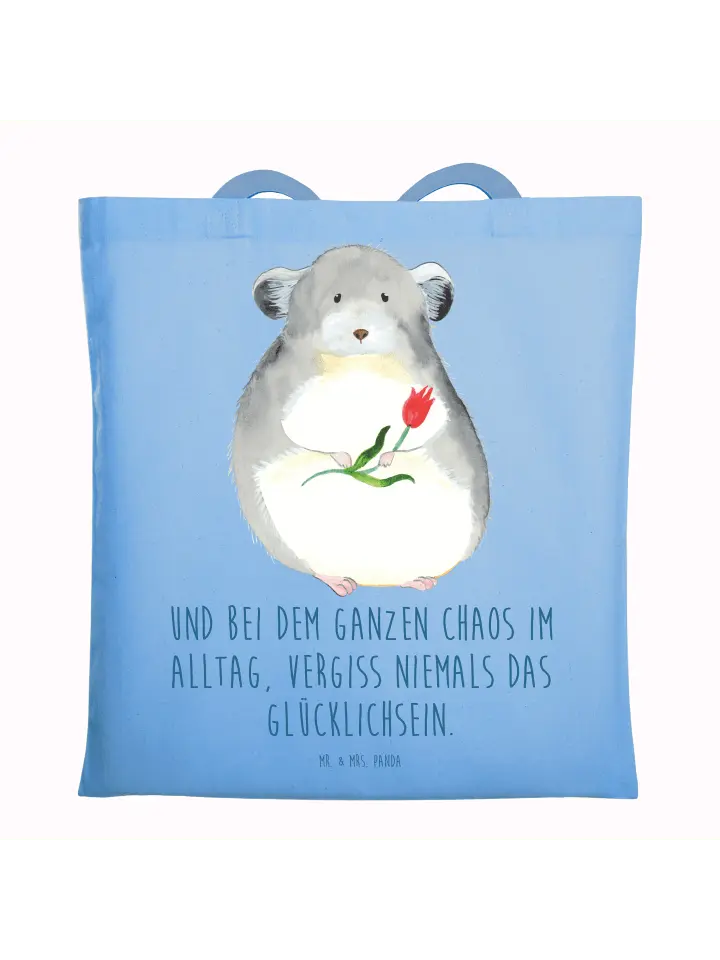 

Сумка для переноски Mr & Mrs Panda Chinchilla Blume, небесно-синий