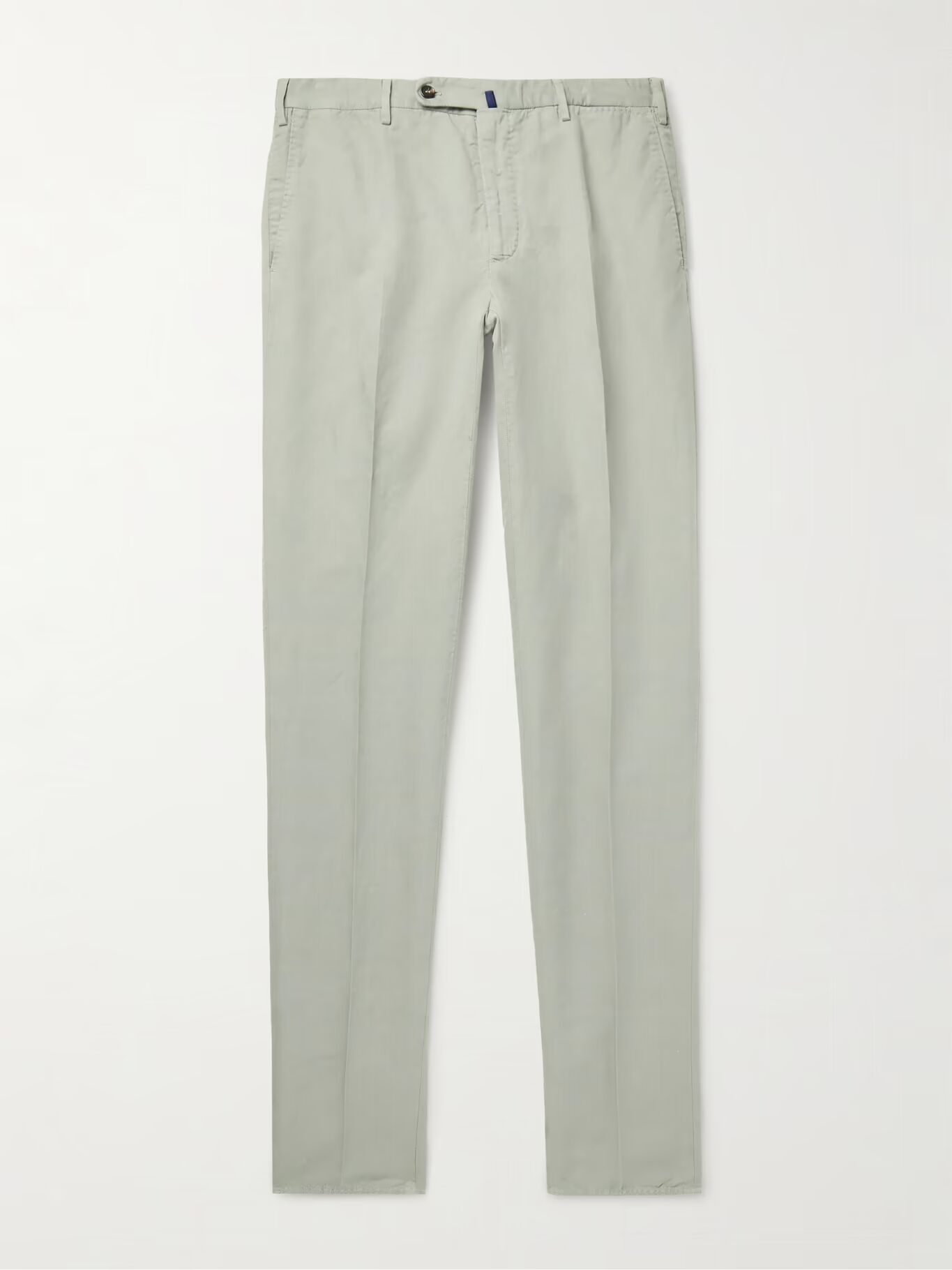 

Брюки-чинолино облегающего кроя Venezia 1951, окрашенные в готовом виде INCOTEX, зеленый