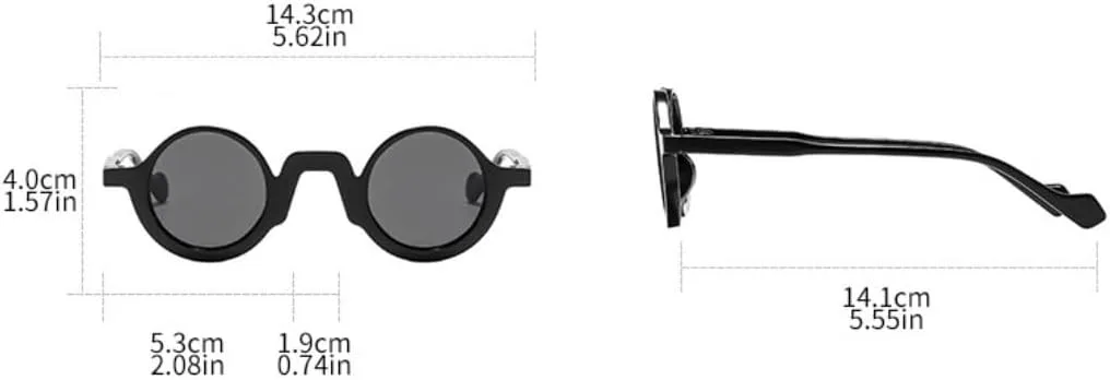 

Модные круглые солнцезащитные очки для женщин в винтажном стиле с леопардовым принтом, черные, с защитой от УФ-излучения UV400, в стиле панк VRTRFFTR, Brown-brown