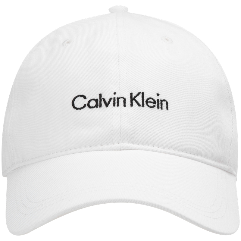 

Calvin Klein Хлопковая бейсболка унисекс лунно-белая, Moon White