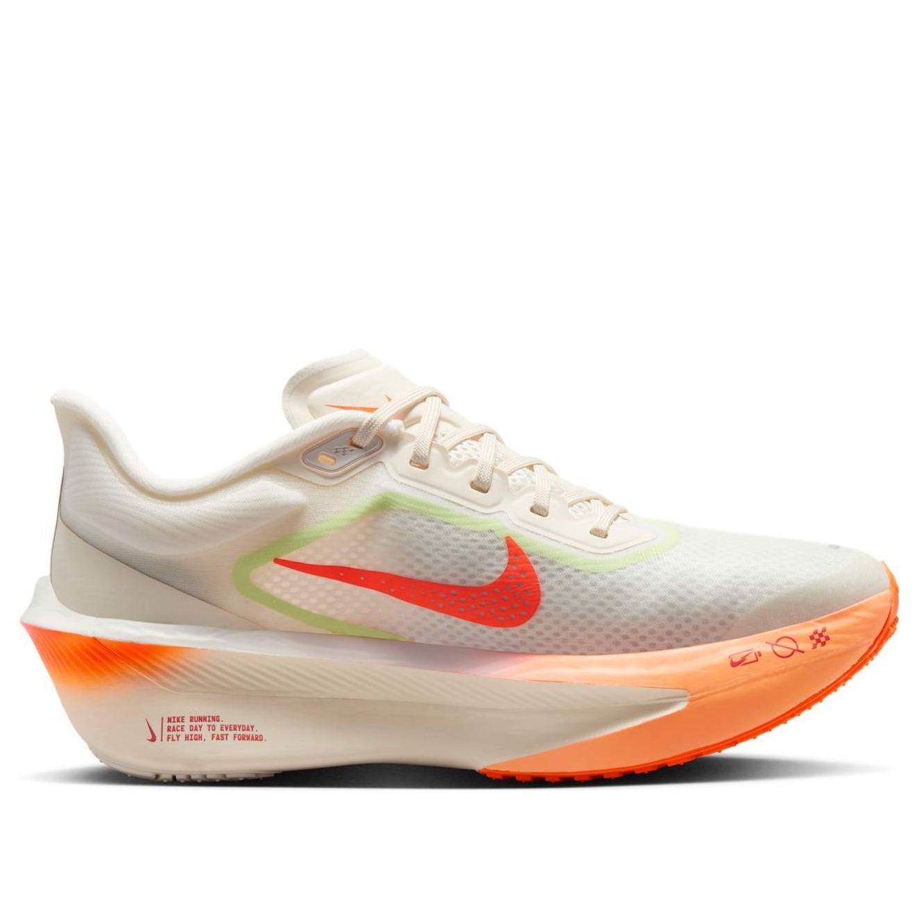 Кроссовки (WMNS) Nike Zoom Fly 6 'Pale Ivory Hyper Crimson Barely Volt' — фото 2