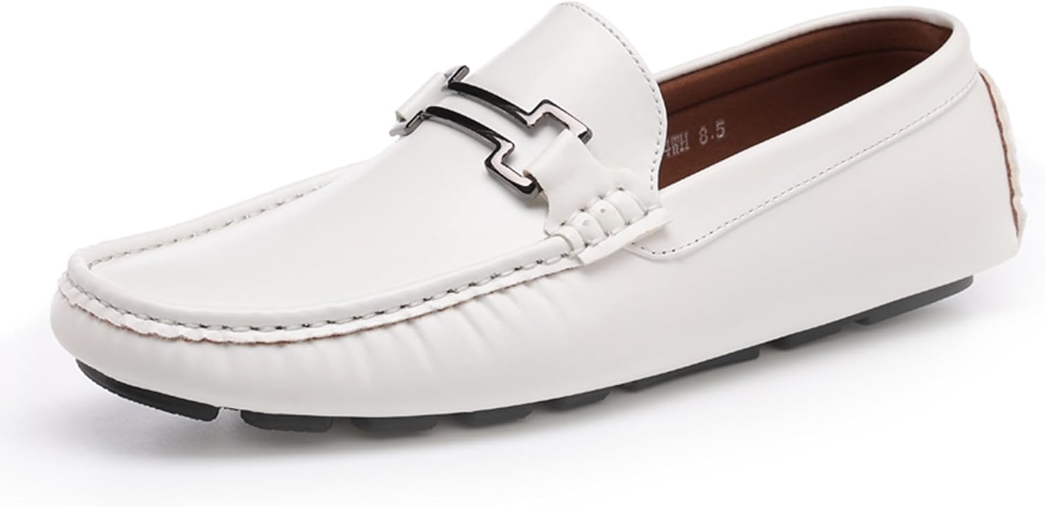 

Мужские повседневные лоферы-мокасины DECARSDZ без шнурков и для лодки, белый