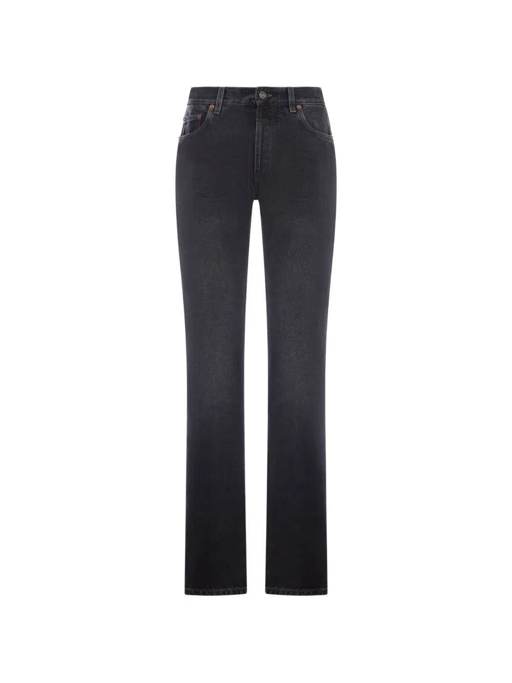 Хлопковые джинсы Saint Laurent, черный