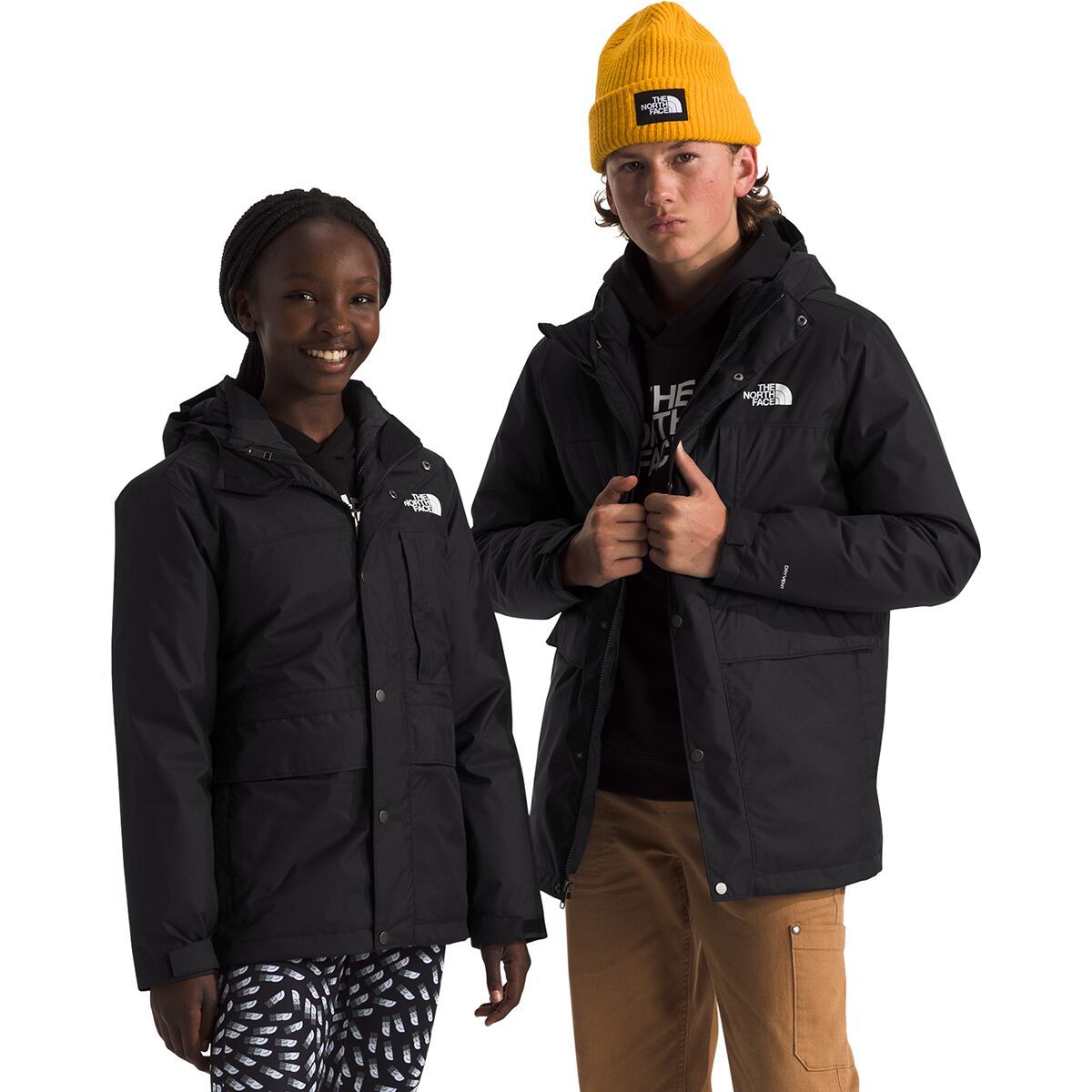 

Норс даун триклимэт куртка — детская The North Face, черный