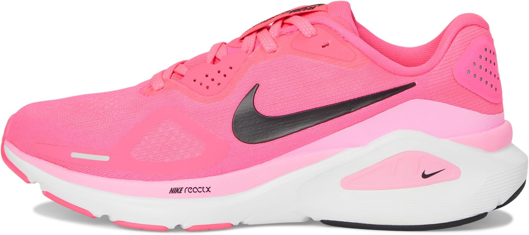 Кроссовки Nike Structure 26, цвет Hyper Pink/Black/Pink Spell/White — фото 4