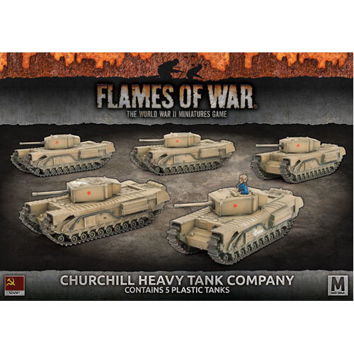 

Фигурки Flames Of War: Churchill Heavy Tank Company