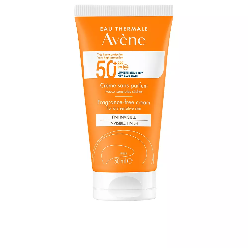 

Солнцезащитный крем Crema Solar Spf50+ Sin Perfume Avène, 50 мл