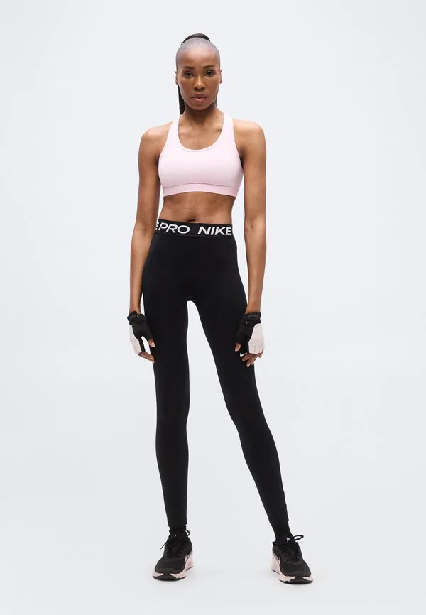 Спортивный бюстгальтер средней степени поддержки Nike Performance, Pink Foam/White — фото 2