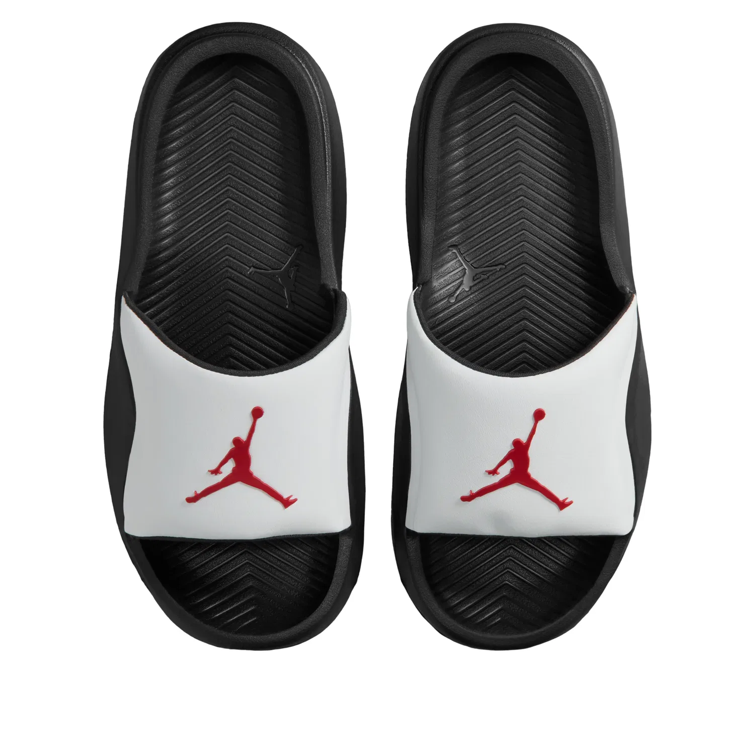 Шлепанцы Air Jordan Franchise Slipper 'White Black Gym Red' HF4490-101, белый — фото 3