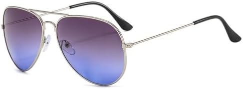 

Солнцезащитные очки с двойной перемычкой 2027 года, женские и мужские, с алюминиевой оправой и линзами с градиентом цвета «океан», женские и мужские MTZJH, Silver Gray Blue