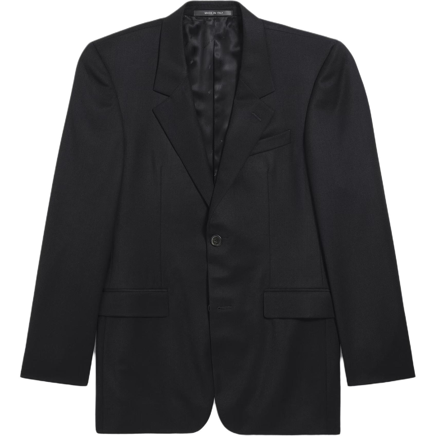 

Мужской деловой костюм-пиджак стандартного кроя Balenciaga, черный