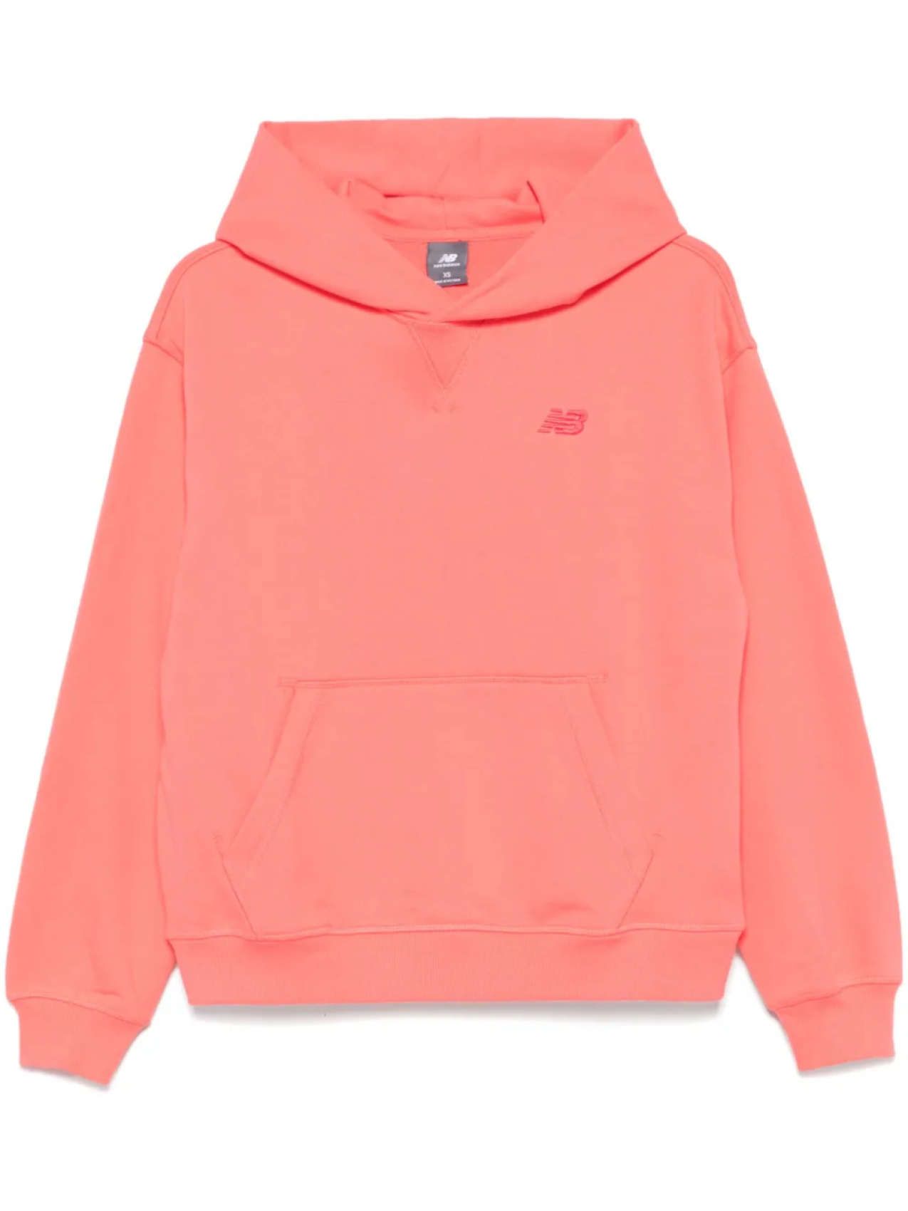 

Толстовка с капюшоном New Balance из хлопка, розовый