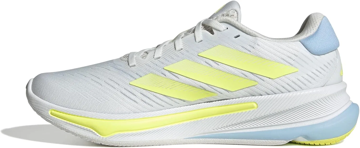 Мужские беговые кроссовки Adidas Supernova Ease, Crystal White Matte Silver Hi Res Yellow