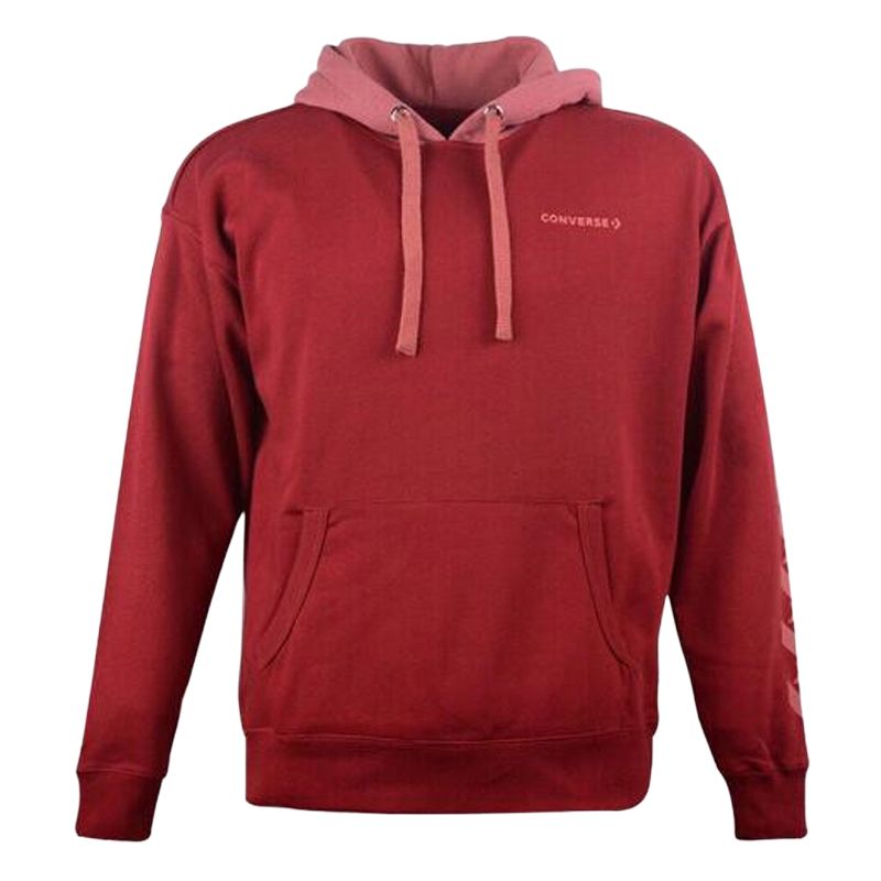 

Футболка Converse с принтом звезды и шеврона мужская красная