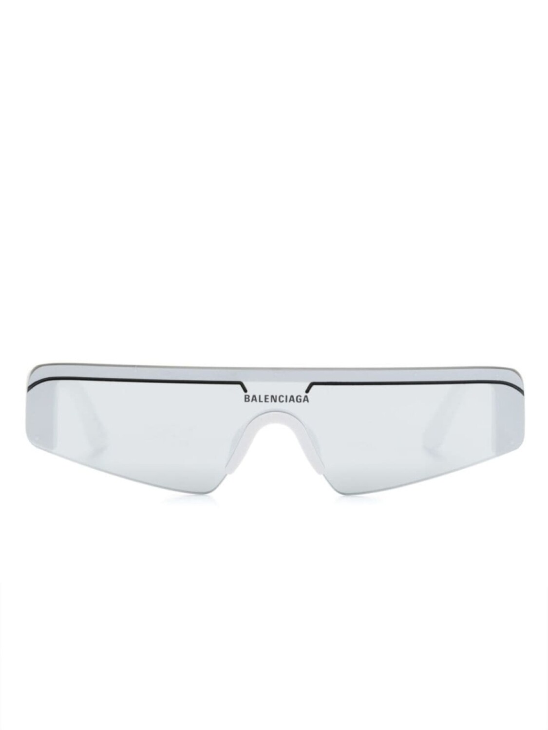 

Balenciaga Eyewear солнцезащитные очки с логотипом, белый