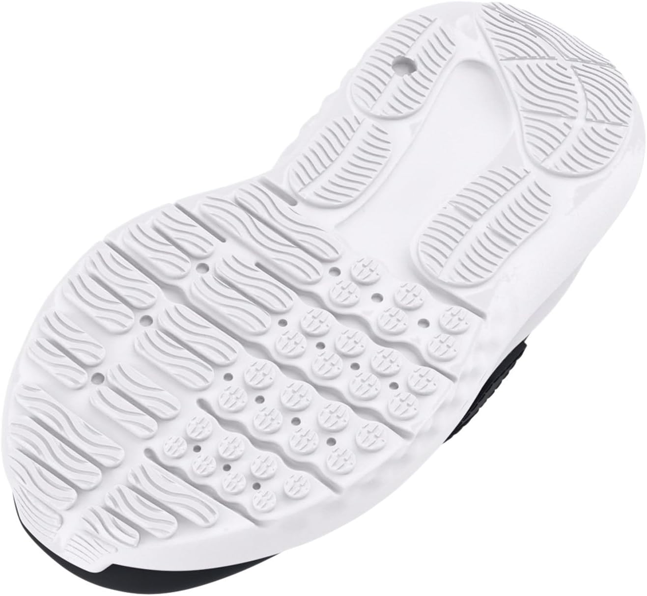 Детские кроссовки Under Armour Baby Girls' Surge 4 с альтернативной застежкой, (004) Black/Taxi/White — фото 3