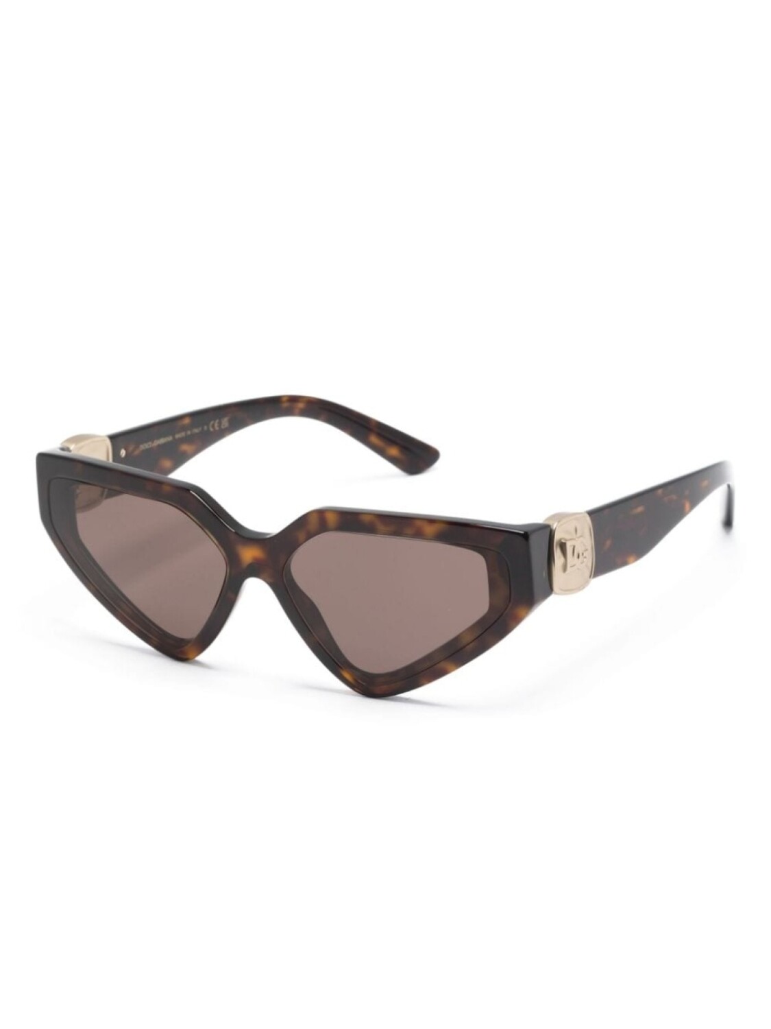 Dolce & Gabbana Eyewear солнцезащитные очки в оправе 'кошачий глаз', коричневый — фото 2