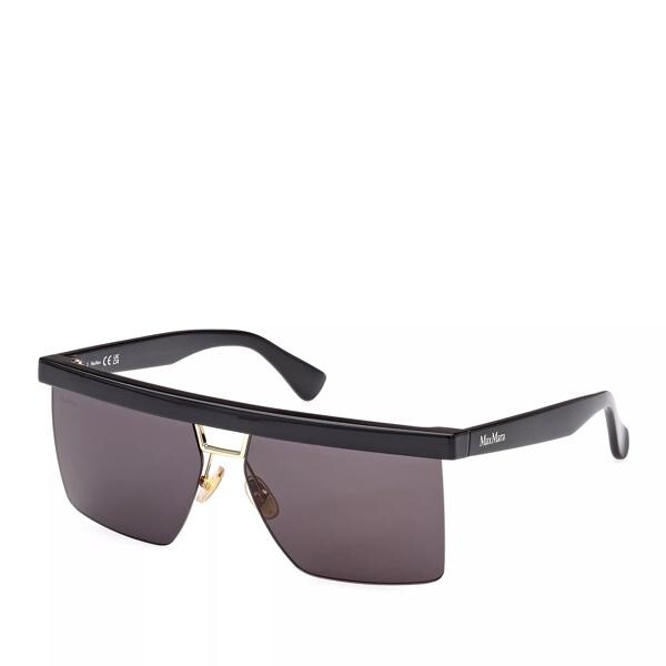 

Солнцезащитные очки flat1 shiny black Max Mara, черный