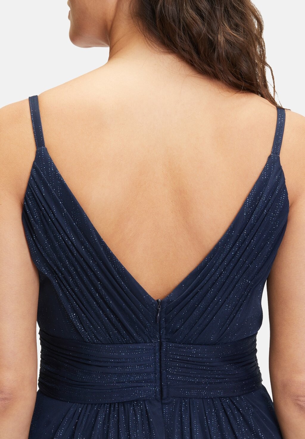 

Платье из джерси ABEND IM GLITZER-LOOK Vera Mont, синий