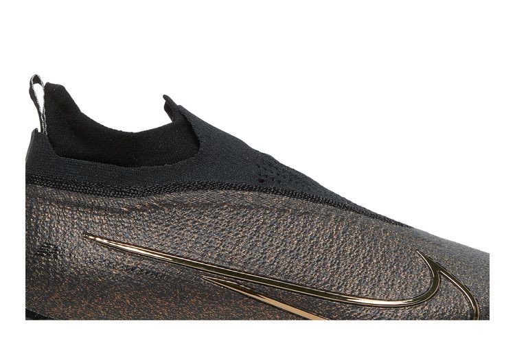 Бутсы Nike Vapor Edge Elite 360 Flyknit 'Black Metallic Gold', черный — фото 3