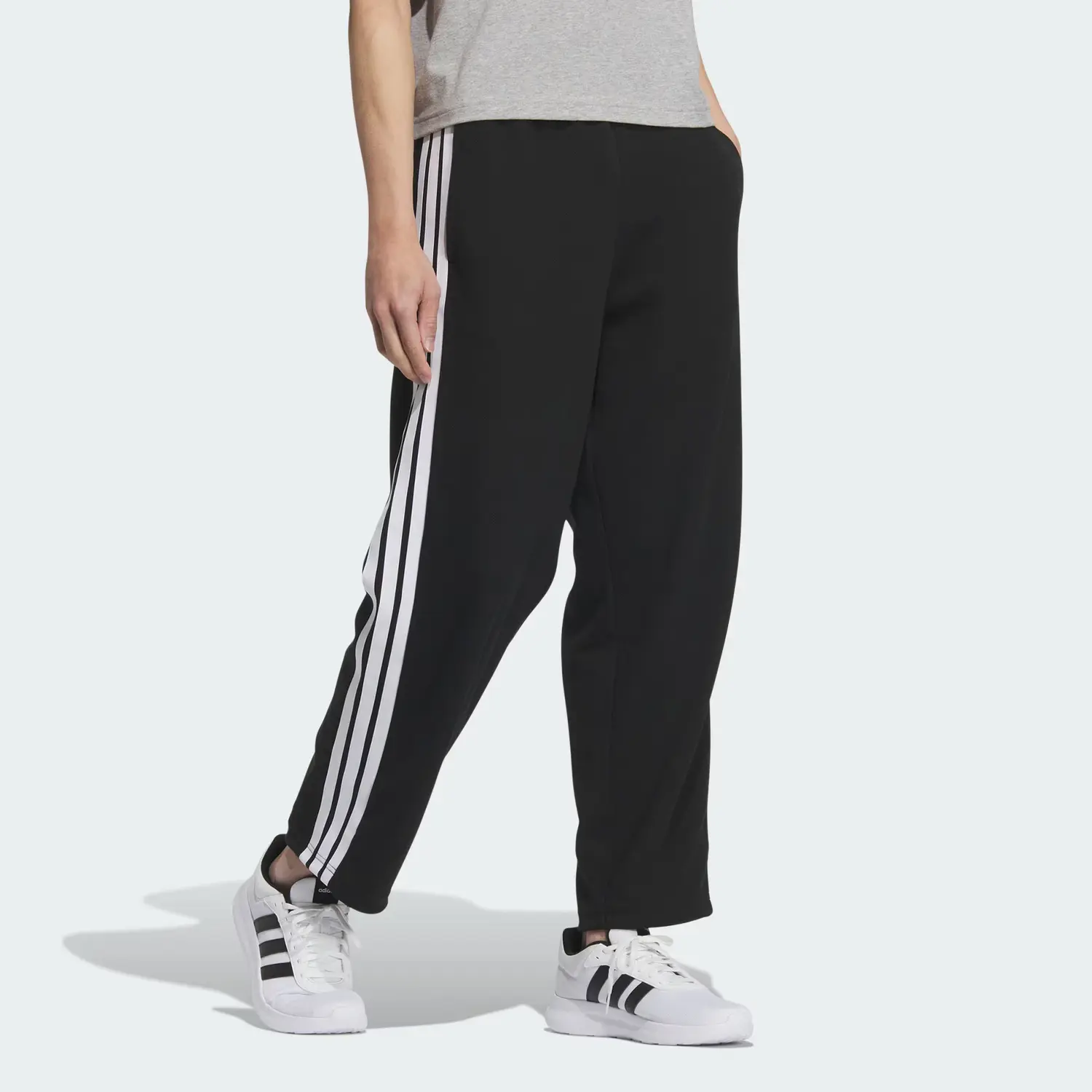 Adidas Трикотажные спортивные штаны Knit Tracksuit Bottoms мужские Black — фото 4