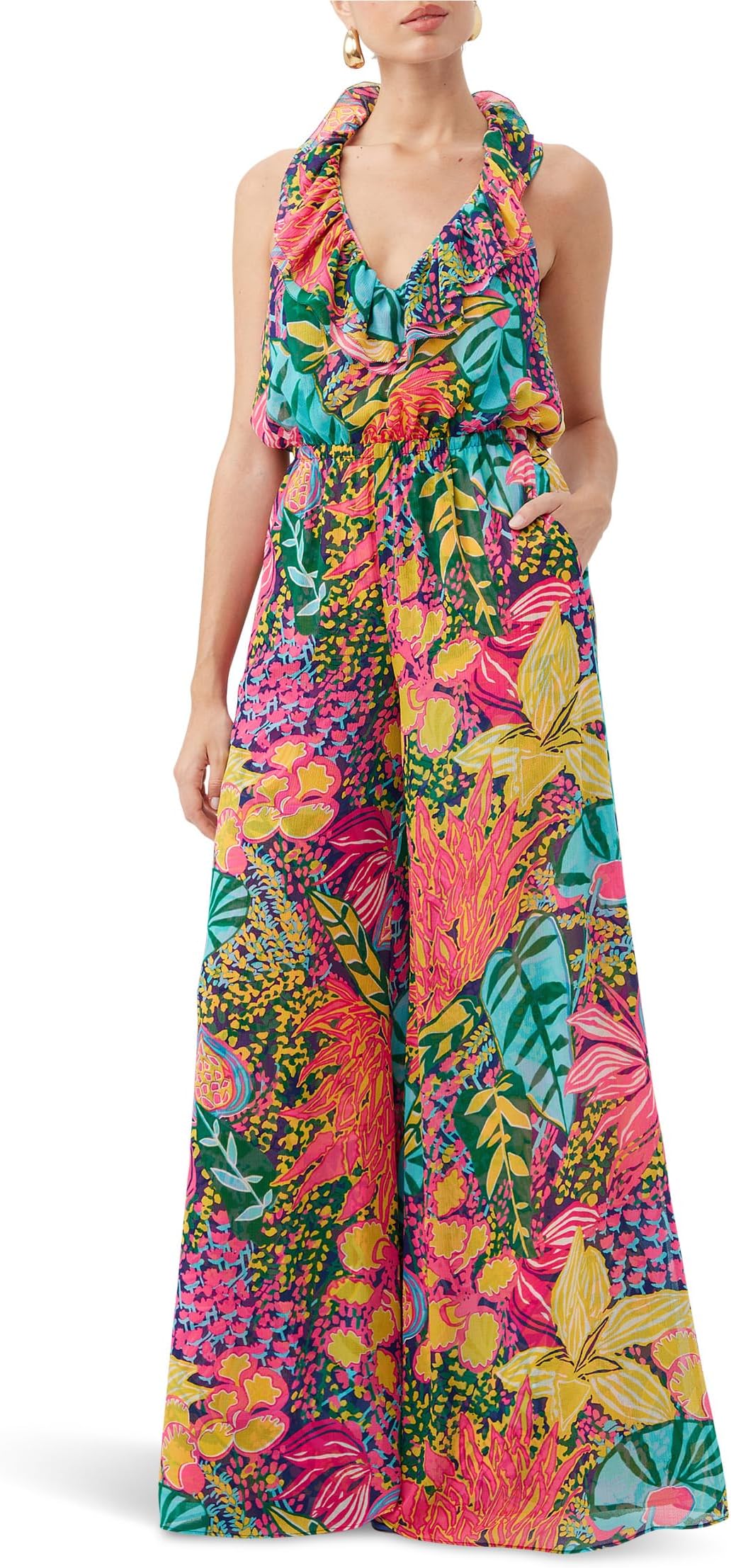 

Брюки Trina Turk Jacksonville Jumpsuit, разноцветный