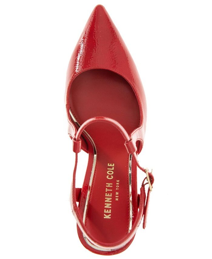 Женские туфли-лодочки Romi с ремешком на спине Kenneth Cole New York, красный — фото 4