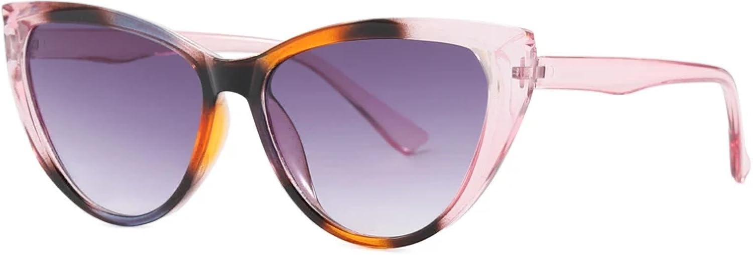 

Солнцезащитные очки с защитой от УФ-излучения UV400 | «Кошачий глаз», большая оправа | Для женщин и мужчин, для занятий спортом на открытом воздухе и вождения DSVIGF, Multicolor Grey