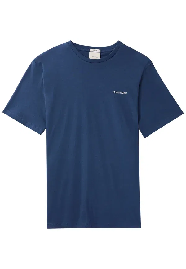 Футболка Calvin Klein Micro Logo Crew Neck Tee Basic, темный деним — фото 4