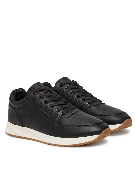Кроссовки Premium Leather Hybrid FM0FM05700 Tommy Hilfiger, чёрный — фото 2