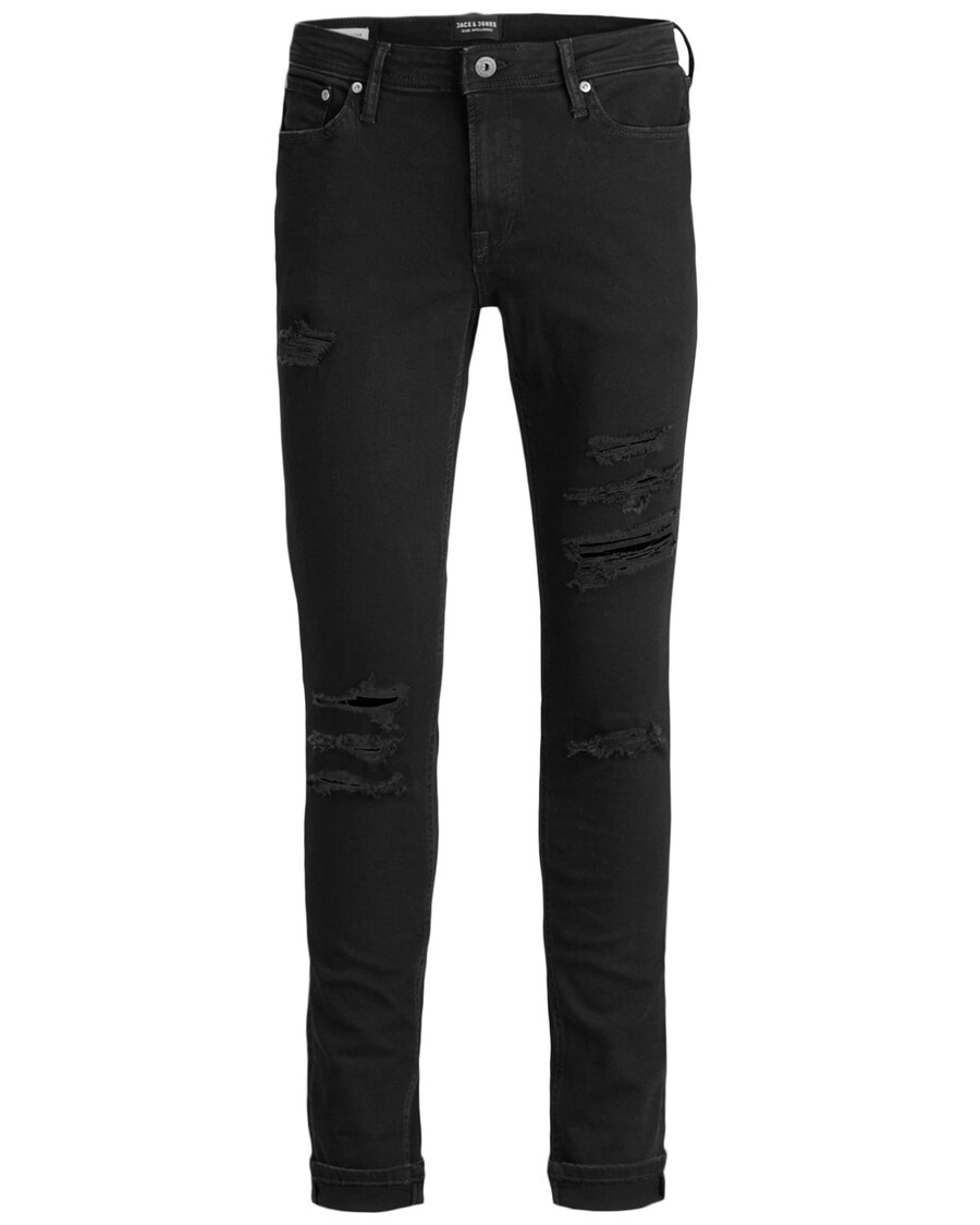 

Узкие джинсы JACK & JONES Liam, черный деним