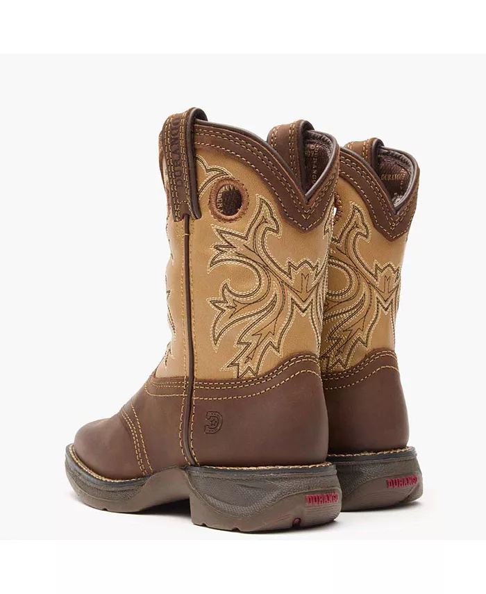 Детские ковбойские ботинки Lil Rebel от Kids Brown Tan Durango, коричневый — фото 4