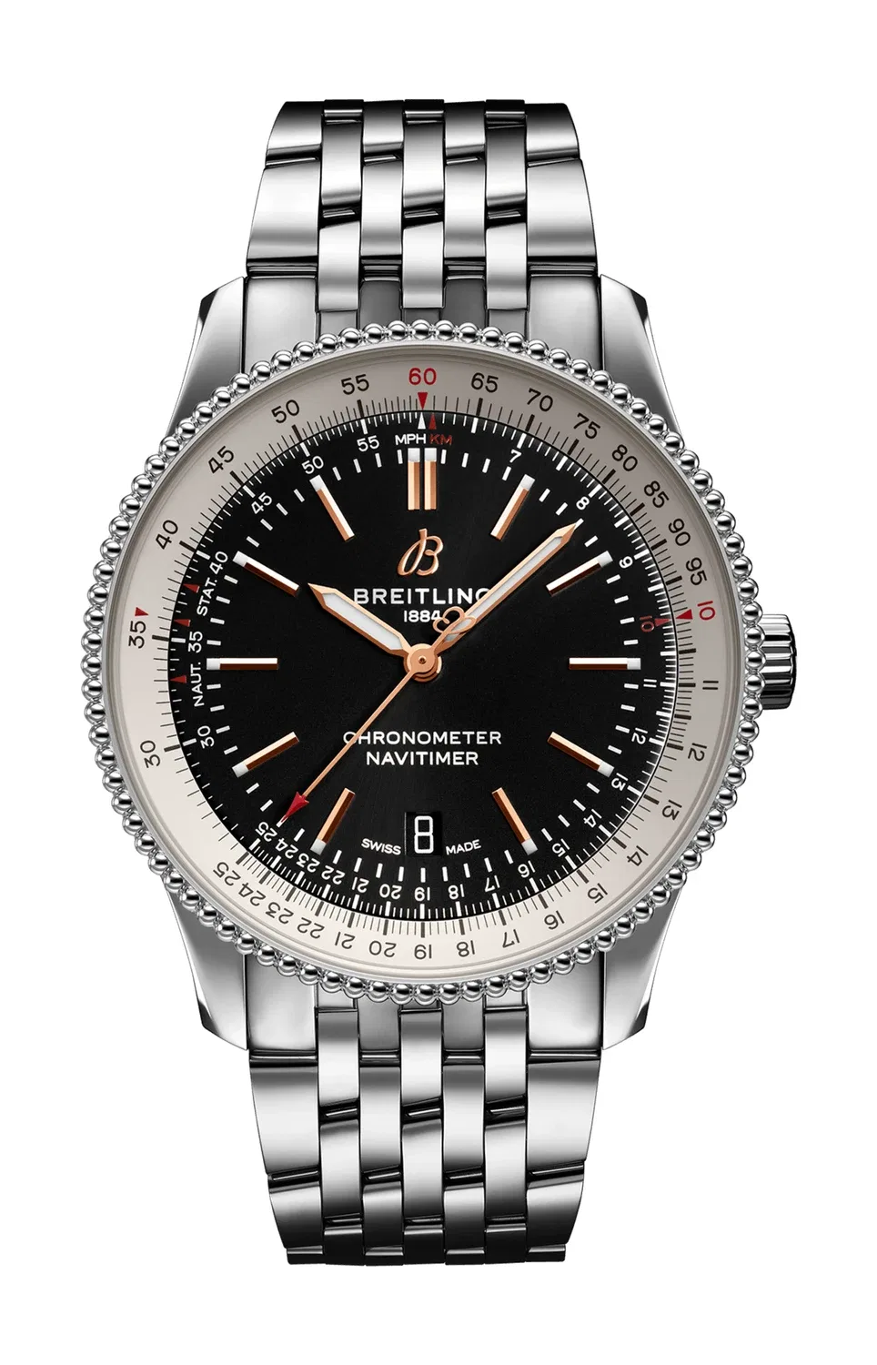 NAVITIMER AUTOMATIC 41 - A17326211B1A1 BREITLING, серебряный
