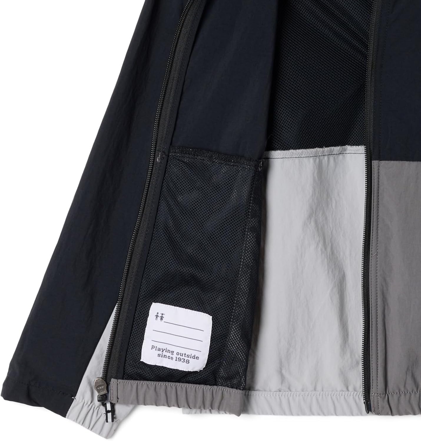 Columbia Boys Tabor Trail ветровка, Black/Columbia Grey/City Grey — фото 3