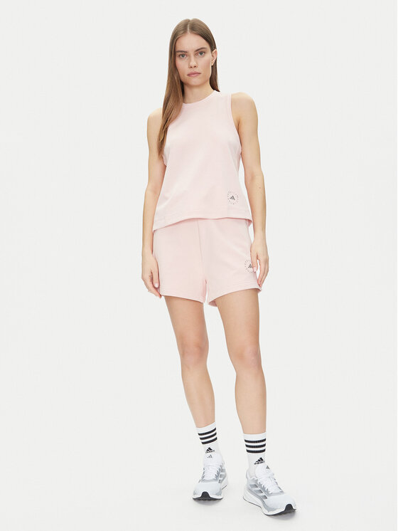 Свободные спортивные шорты Stella McCartney True Casuals JI5060 Adidas By Stella Mccartney, розовый — фото 2