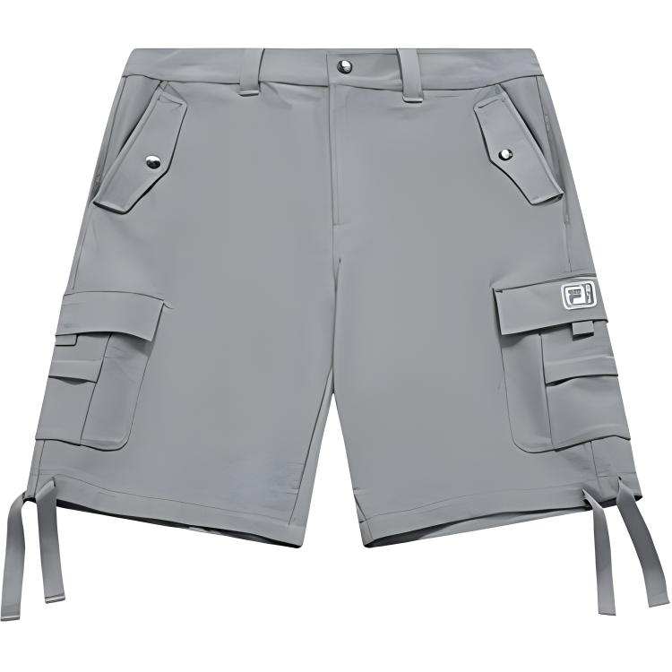 

FILA FUSION Шорты-карго BEAMS SS24 мужские, цвет "Baying" серый