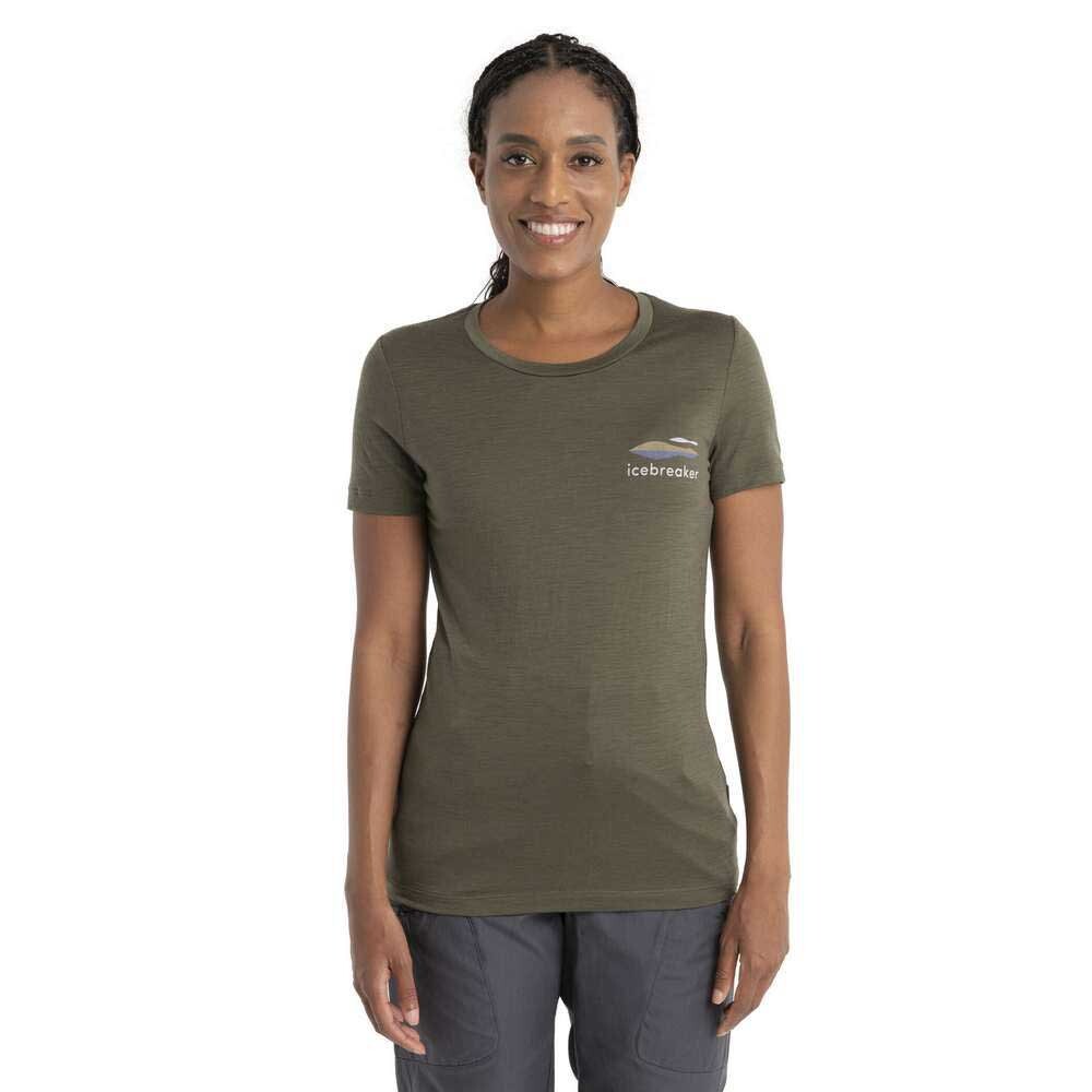 

Футболка Icebreaker 150 Tech Lite II Aotearoa Merino, зеленый