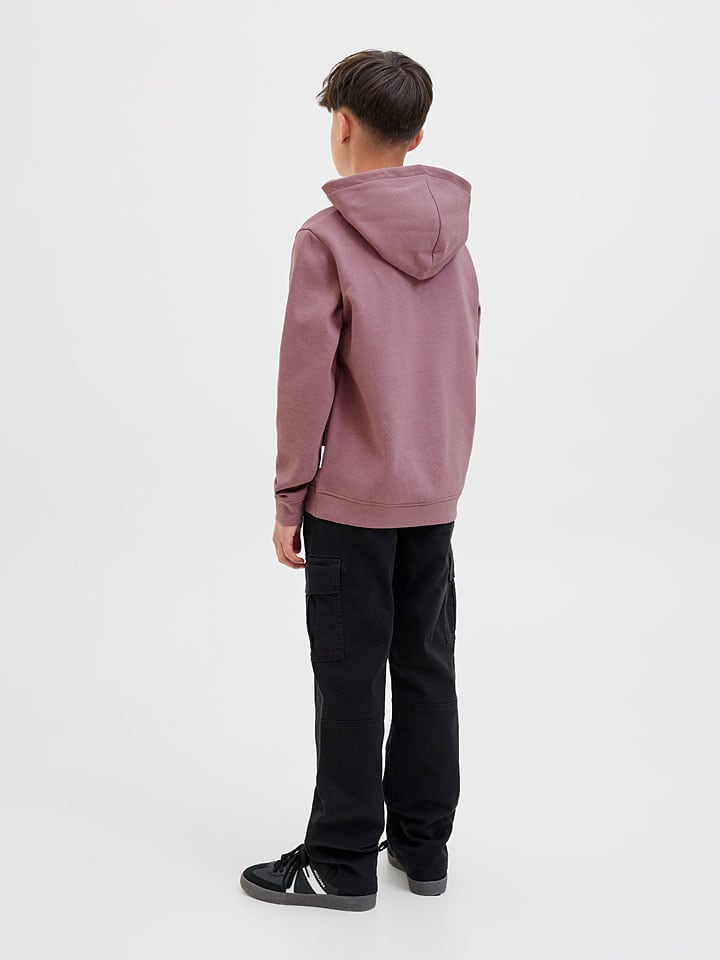 JACK & JONES Junior Худи с изображением животного фиолетового цвета — фото 3