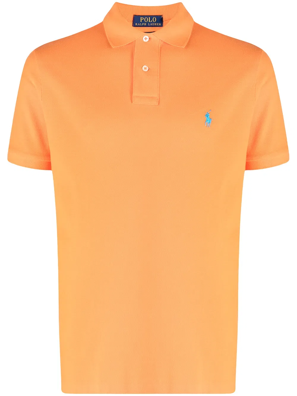 Фирменная рубашка-поло с изображением пони Polo Ralph Lauren, оранжевый
