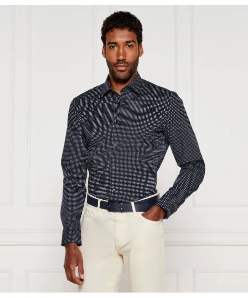 

Рубашка h-hank-kent-c1-214 Slim fit Boss, синий