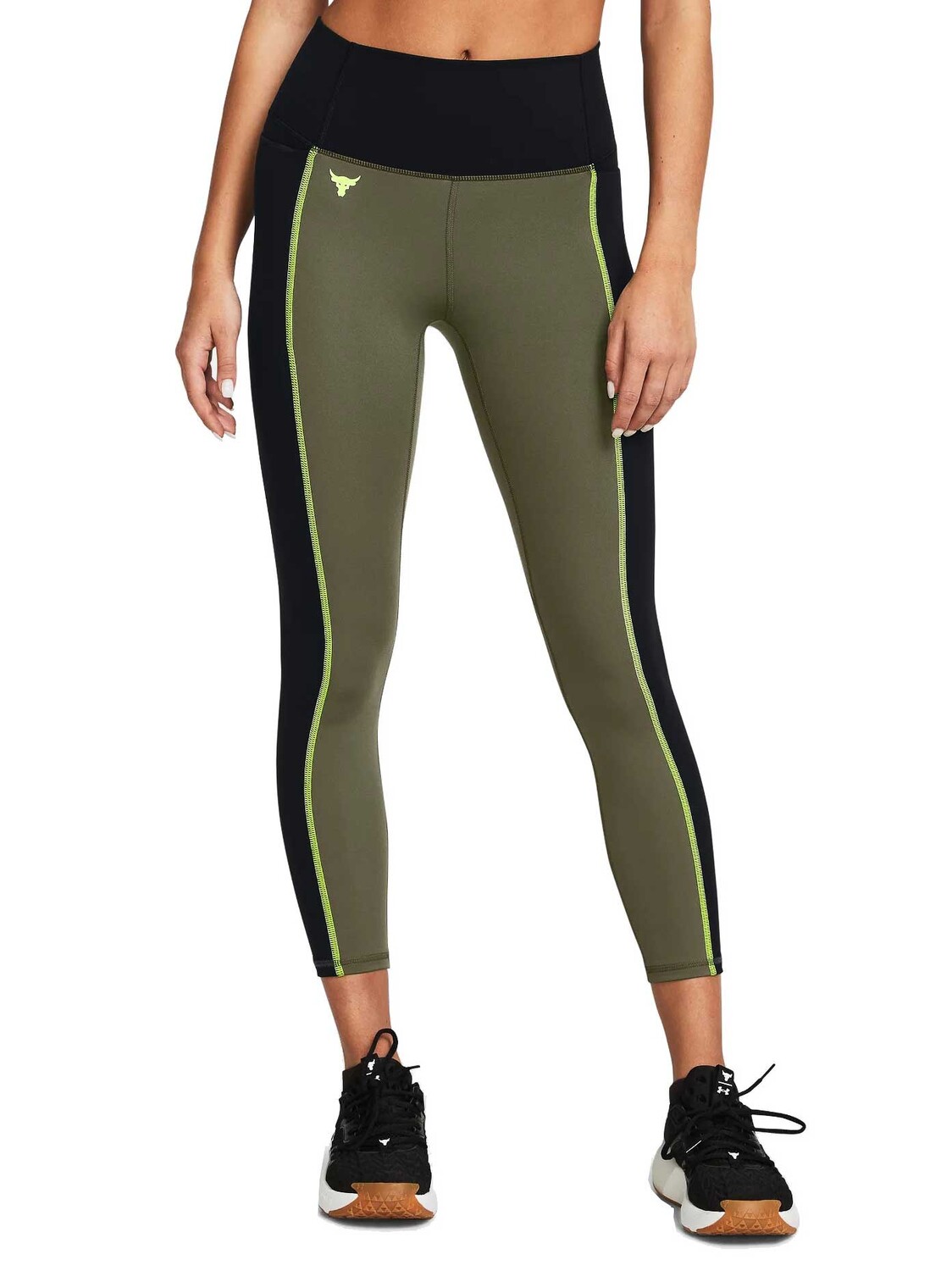 

Тайтсы Under Armour Pjt Rck LG Clrblck Ankl Lg, зеленый