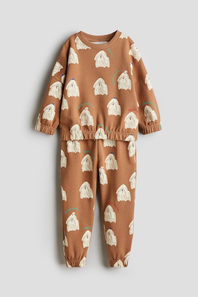 

Комплект из двух толстовок H&M, бежевый