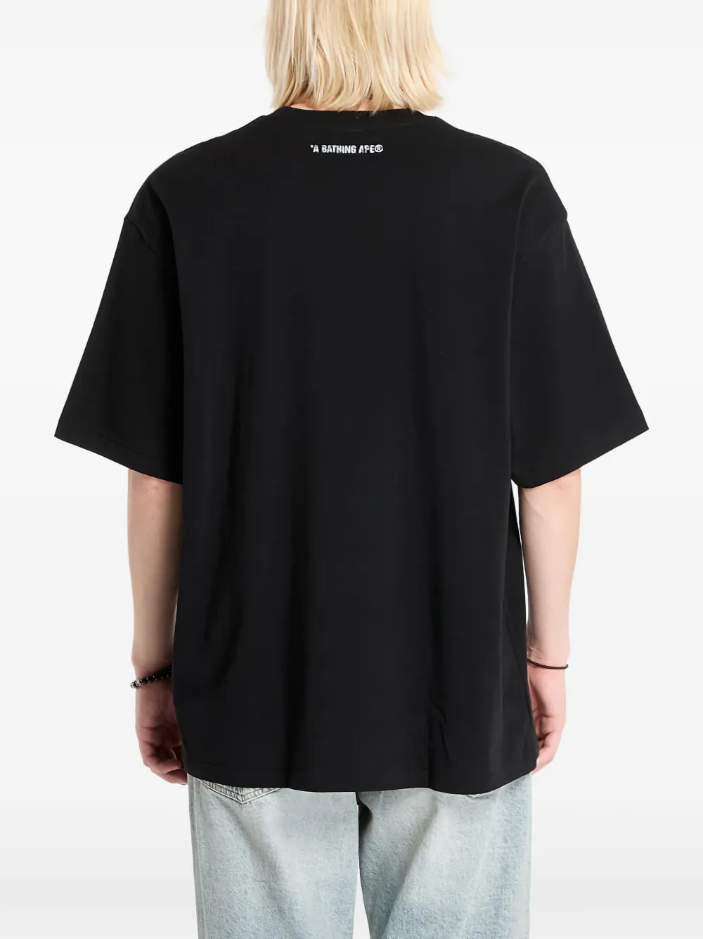 Футболка свободного кроя A Bathing Ape, черный — фото 3