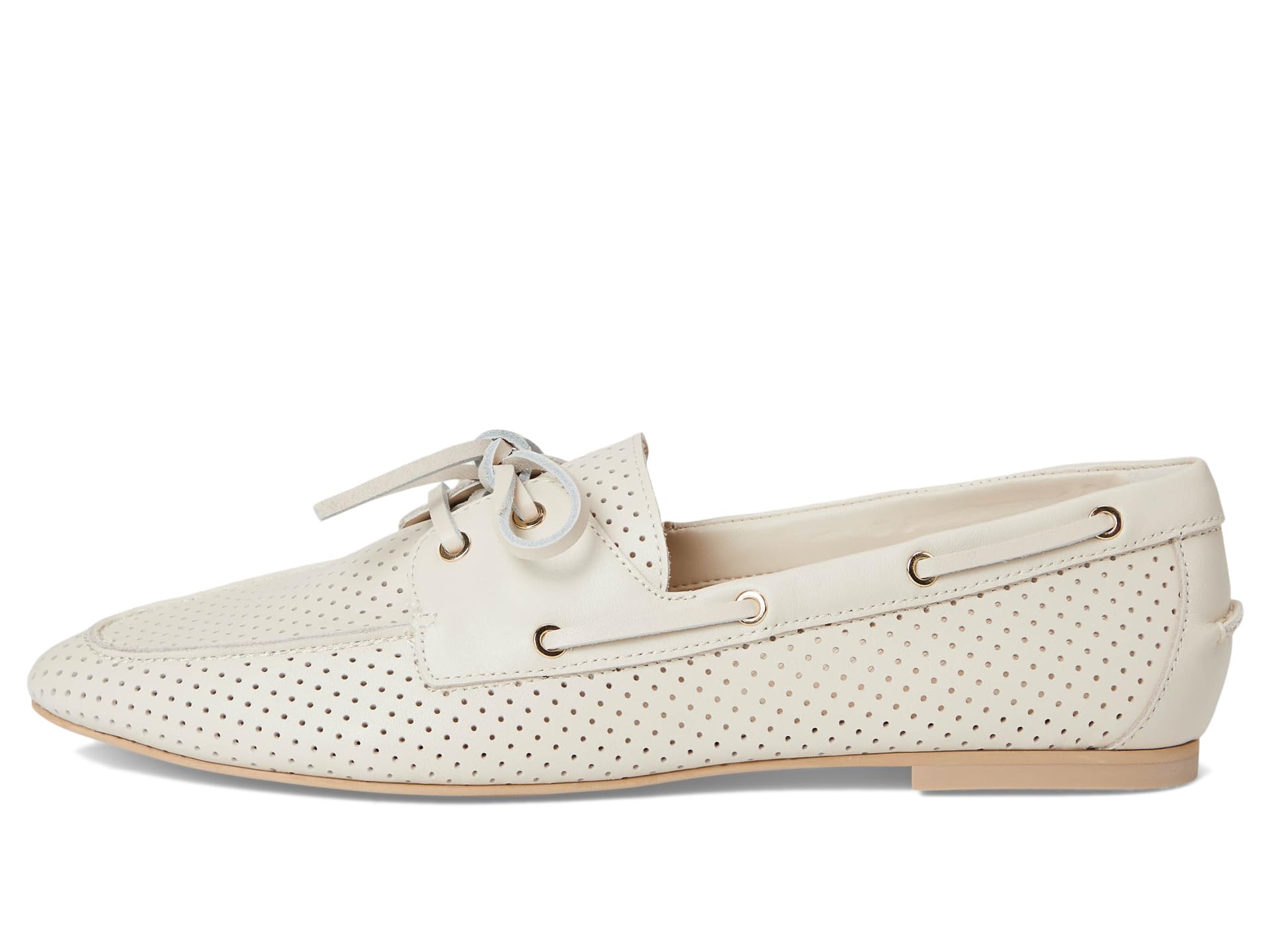 Лоферы Dolce Vita Lakin, цвет Ivory Perforated Leather — фото 4